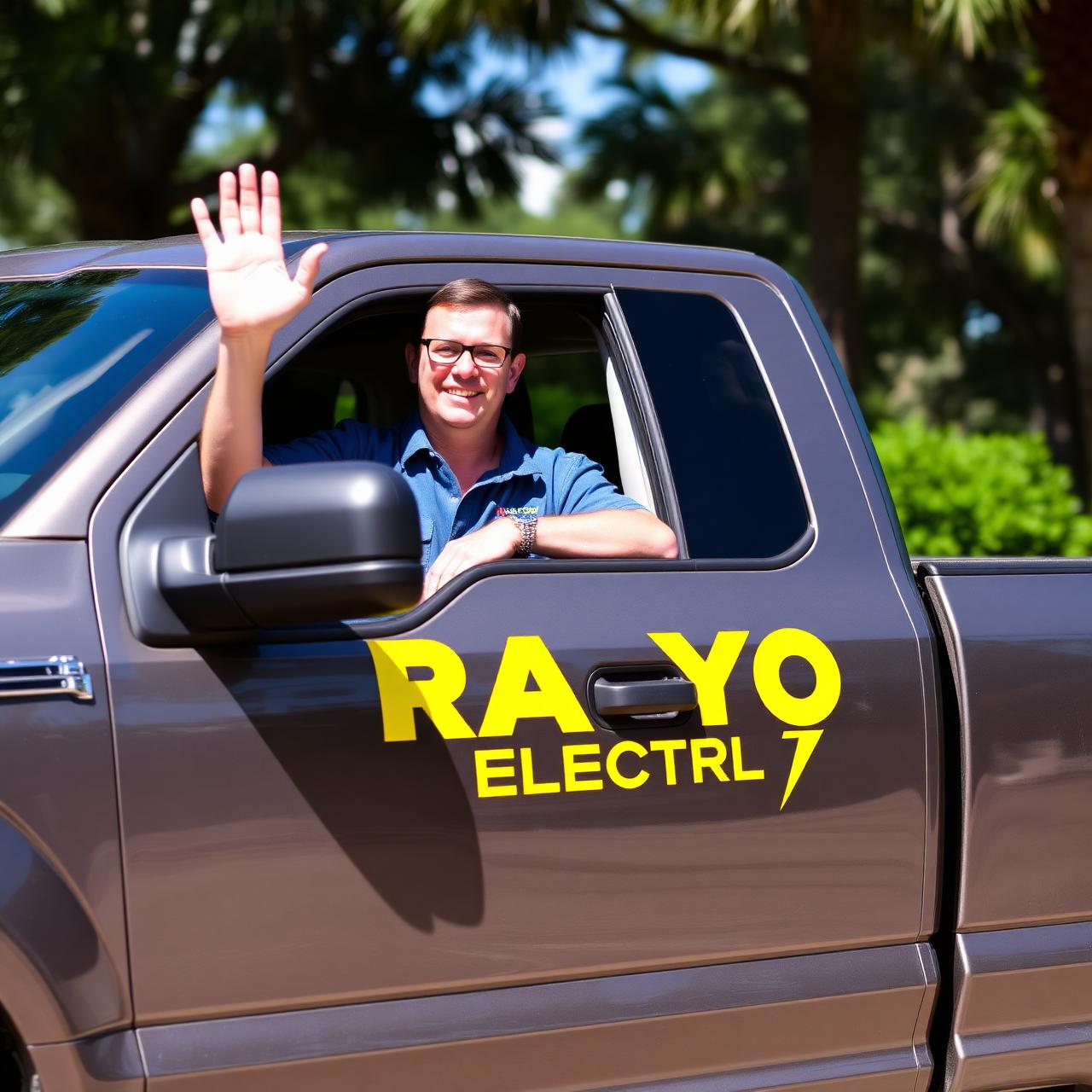 Rayo Electric Co. service truck